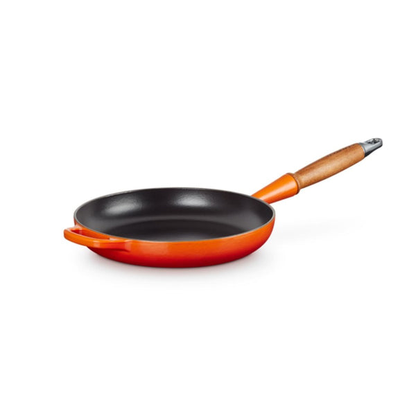 Le Creuset Signature Cast Iron Frypan with Wooden Handle - 28cm