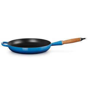 Le Creuset Signature Cast Iron Frypan with Wooden Handle - 28cm