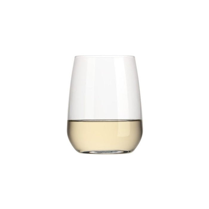 Bormioli Rocco Premium Stemless Wine Glass 430ml - Set of 6