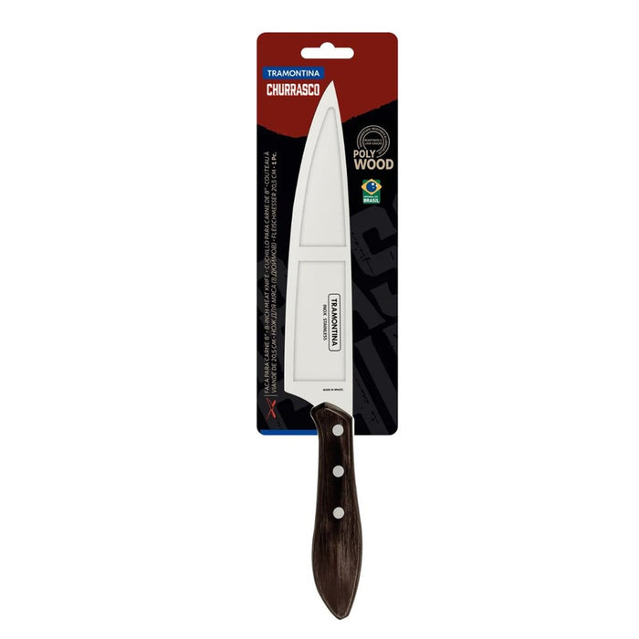 Tramontina Churrasco Polywood Carving Knife - 20cm