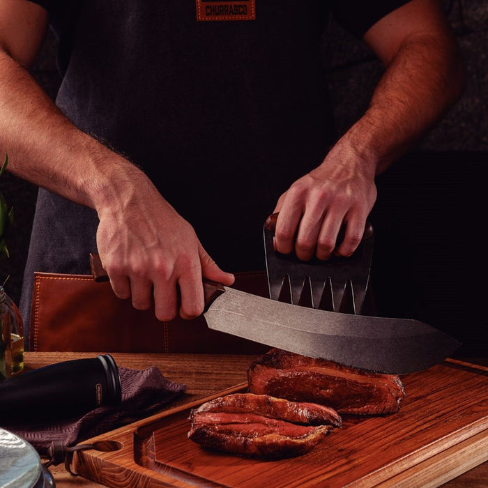 Tramontina Churrasco Black Barbecue Collection Meat Knife - 25cm