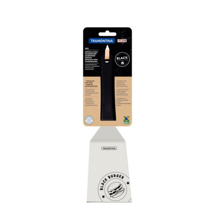 Tramontina Churrasco Black Barbecue Burger Spatula - Large