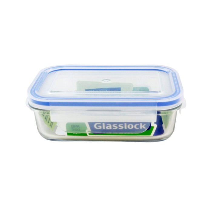 Glasslock Rectangle Tempered Glass Food Container - 400ml