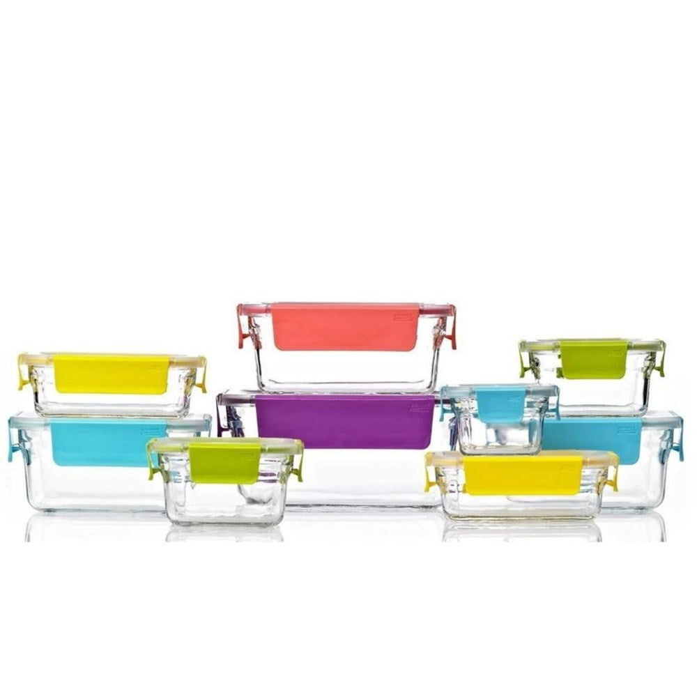 Glasslock Premium Oven Safe Container Set - 9 Piece