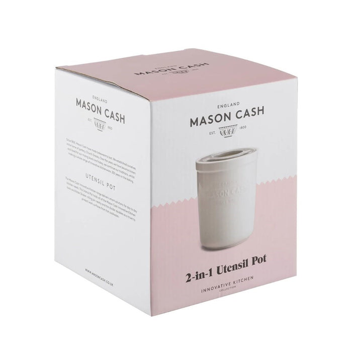 Mason Cash Innovative Kitchen Utensil Pot with Trivet - 19x15.5cm / 1.8L