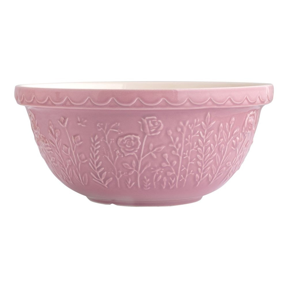 Mason Cash 'In The Meadow' Pink Rose Mixing Bowl - 29cm - Home Essentials