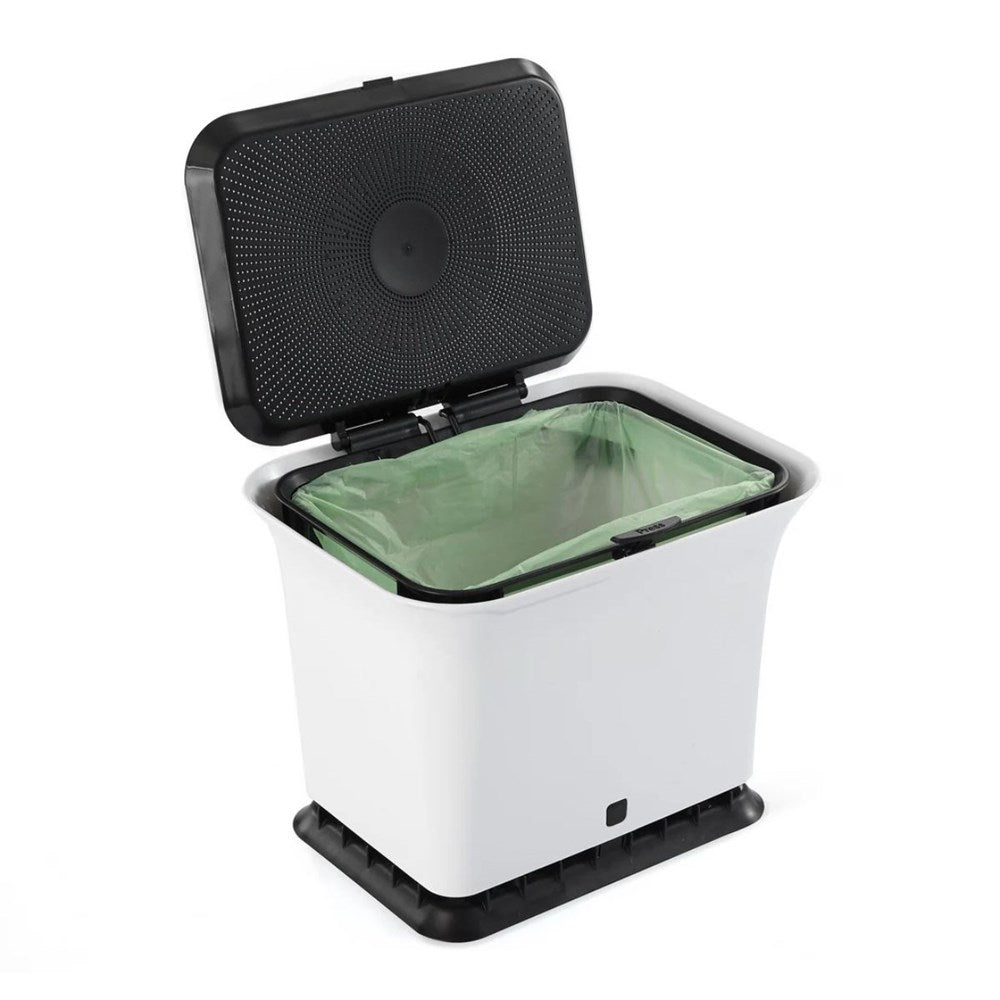 Full Circle Fresh Air Odour-Free Compost Bin - White Full Circle
