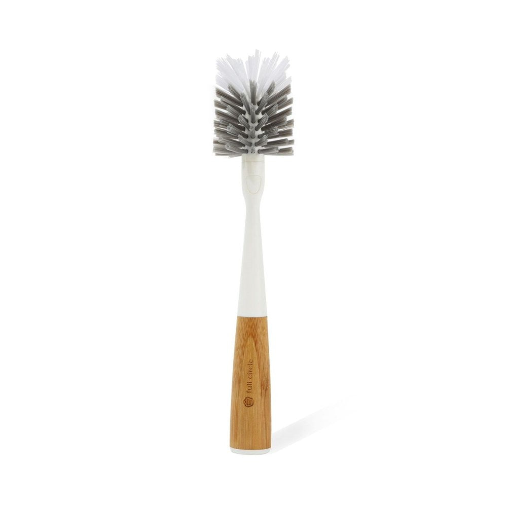 Full Circle Clean Reach Bottle Brush - White Full Circle