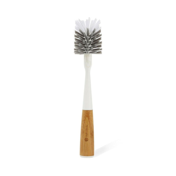 Full Circle Clean Reach Bottle Brush - White