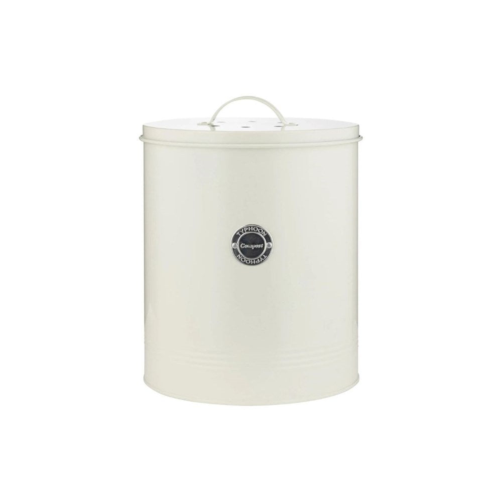Typhoon Living Compost Caddy - 5L - Cream Typhoon
