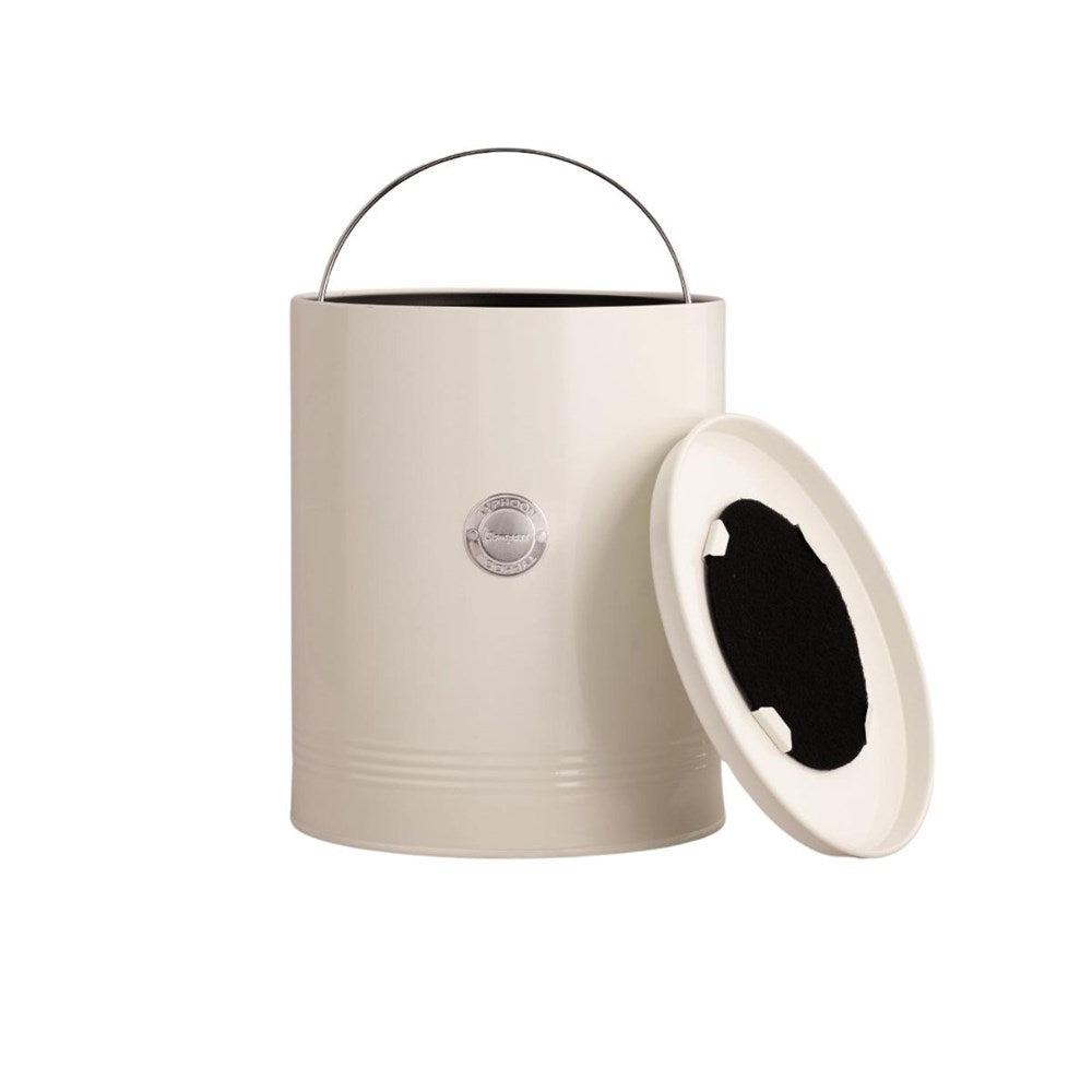 Typhoon Living Compost Caddy - 5L - Cream Typhoon