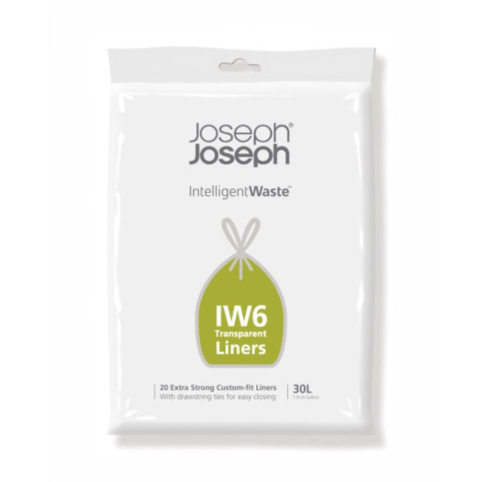 Joseph Joseph IW6 30L Clear Liners - 20 Pack