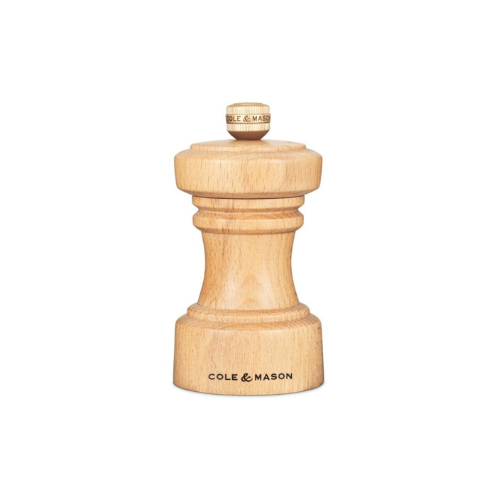 Cole & Mason Hoxton Natural Beech Pepper Mill - 10.4cm