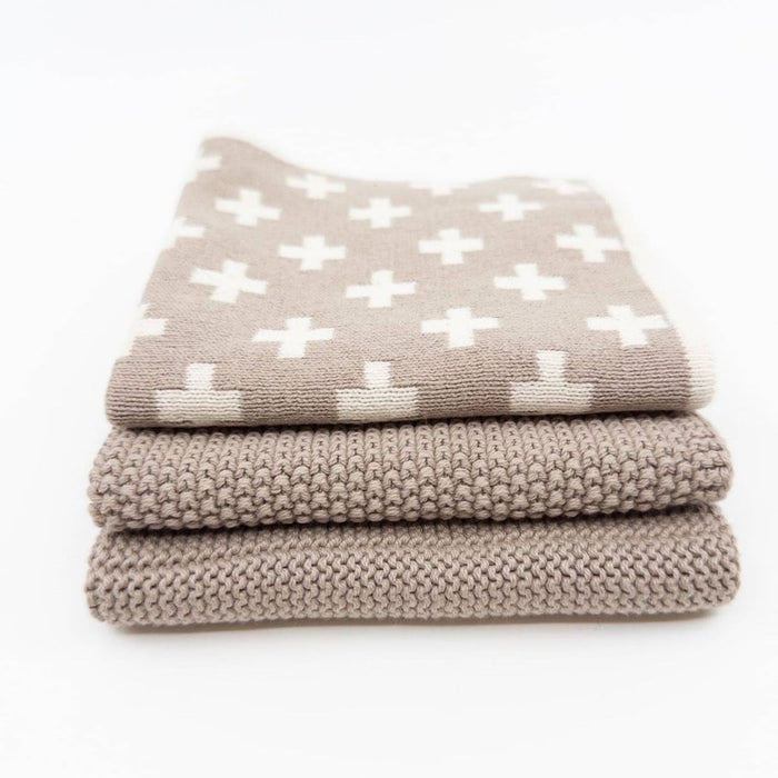 Dishcloth Variety Pack (Premium Organic Cotton) - 3 Piece