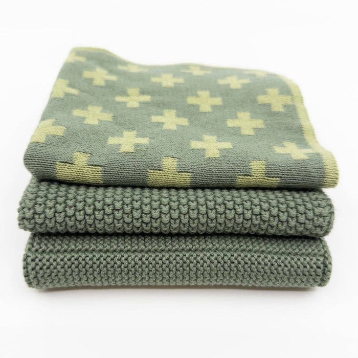 Dishcloth Variety Pack (Premium Organic Cotton) - 3 Piece