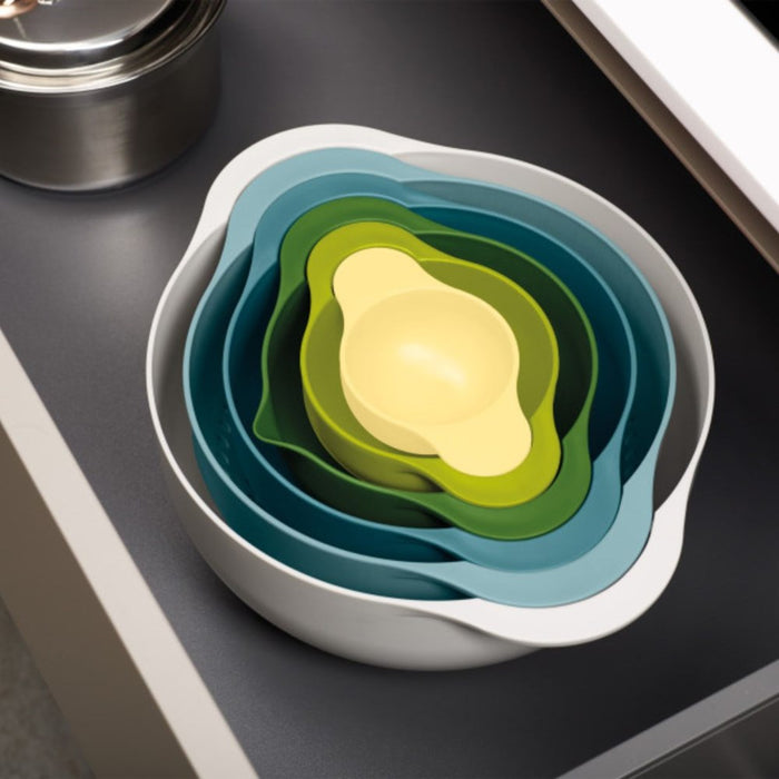 Joseph Joseph Duo 6pc Food Preparation Bowl Set - Opal