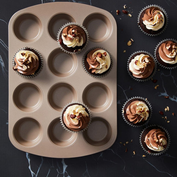 Stanley Rogers Ceramabake Muffin Tray - 12 Cup Stanley Rogers