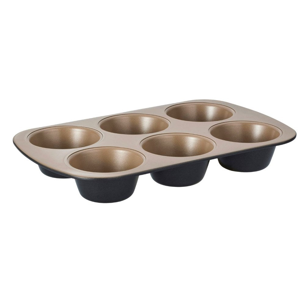 Stanley Rogers Ceramabake Texas Muffin Tray - 6 Cup Stanley Rogers