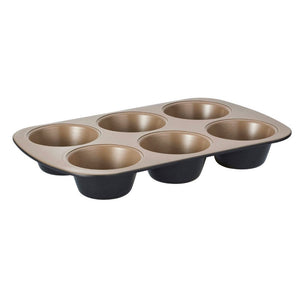 Stanley Rogers Ceramabake Texas Muffin Tray - 6 Cup Stanley Rogers