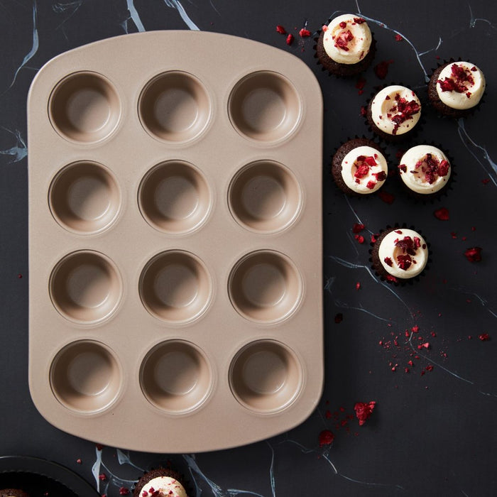 Stanley Rogers Ceramabake Mini Muffin Tray - 12 Cup