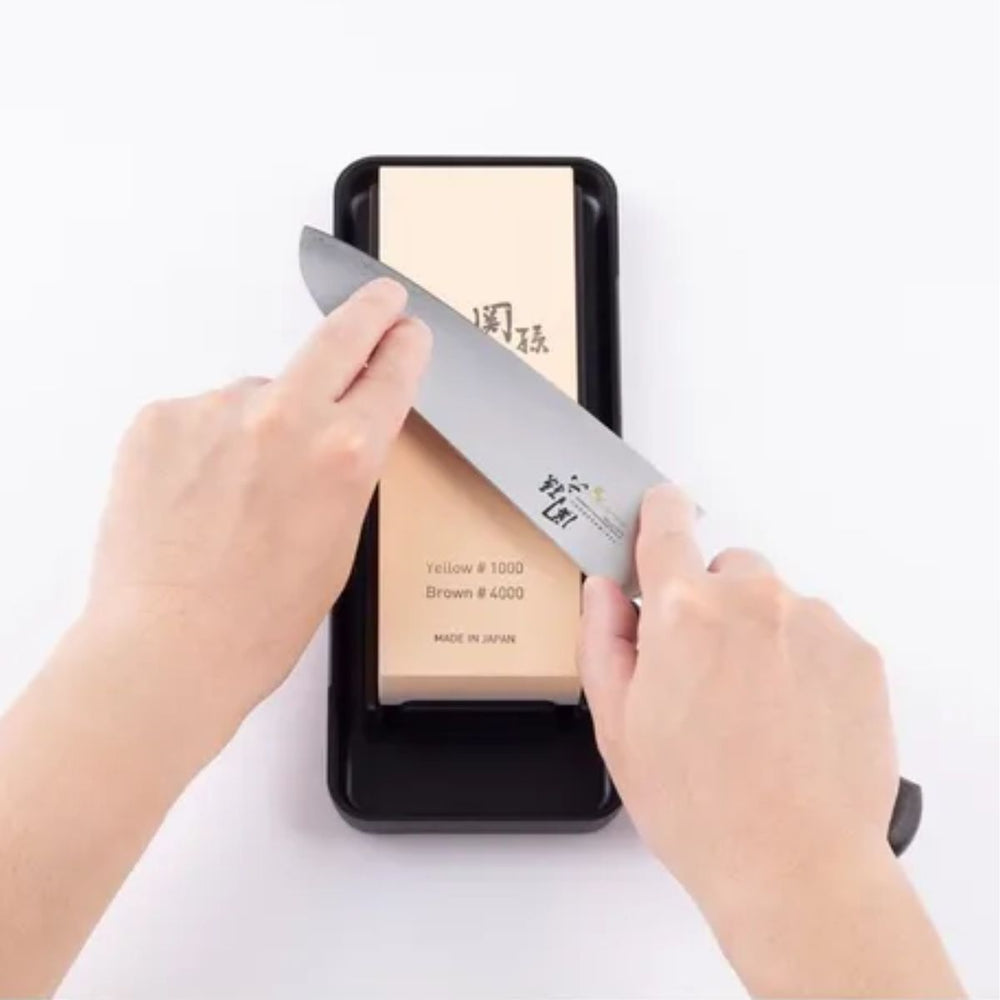 Seki Magoroku Whetstone Combo 1000/4000 Grit Shun