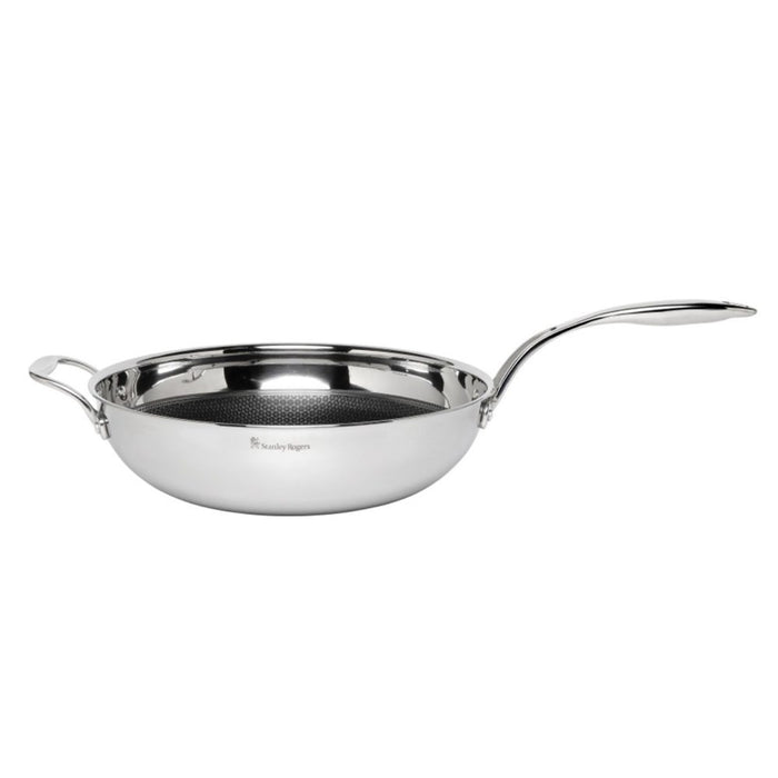 Stanley Rogers Matrix Non-stick Wok Pan - 32cm