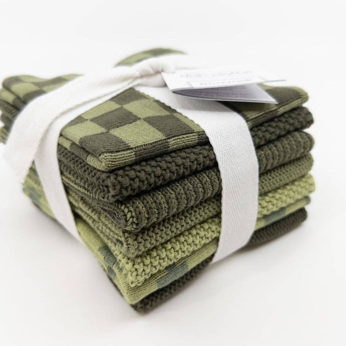 Ecovask Dishcloth Daily Use Pack (Premium Organic Cotton) - 7 Piece