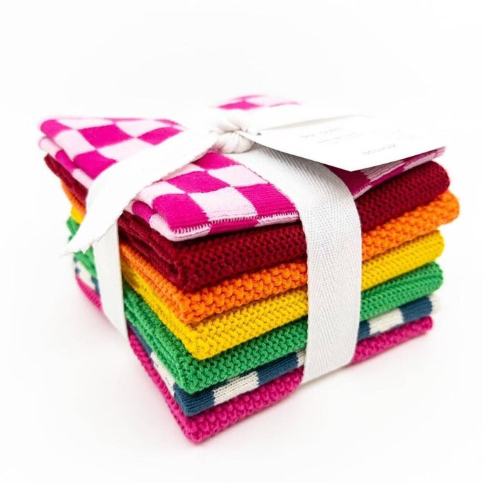 Ecovask Dishcloth Daily Use Pack (Premium Organic Cotton) - 7 Piece