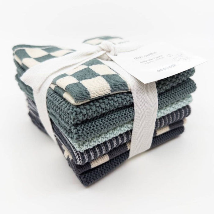 Ecovask Dishcloth Daily Use Pack (Premium Organic Cotton) - 7 Piece