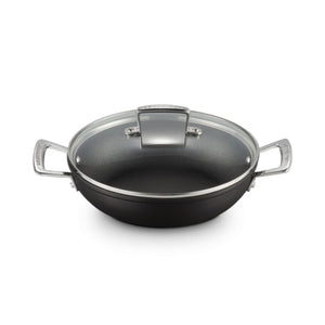 Le Creuset Toughened Non-Stick Shallow Casserole with Lid - 26cm