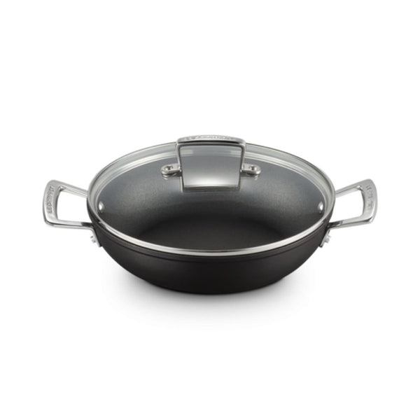 Le Creuset Toughened Non-Stick Shallow Casserole with Lid - 26cm