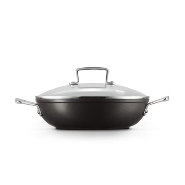 Le Creuset Toughened Non-Stick Shallow Casserole with Lid - 26cm