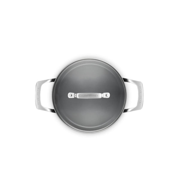 Le Creuset Essential Non-Stick Ceramic Casserole with Glass Lid - 20cm Le Creuset