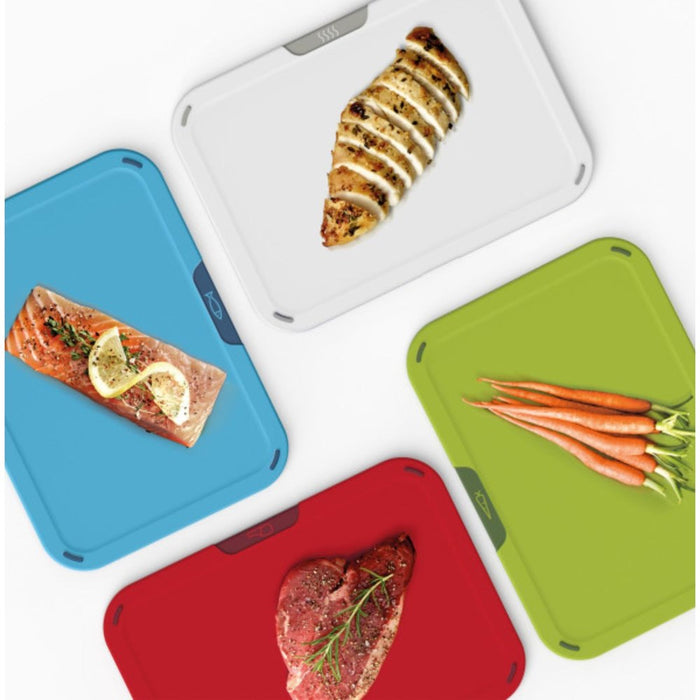 Joseph Joseph Duo 4 Piece Chopping Board Set with Storage Stand