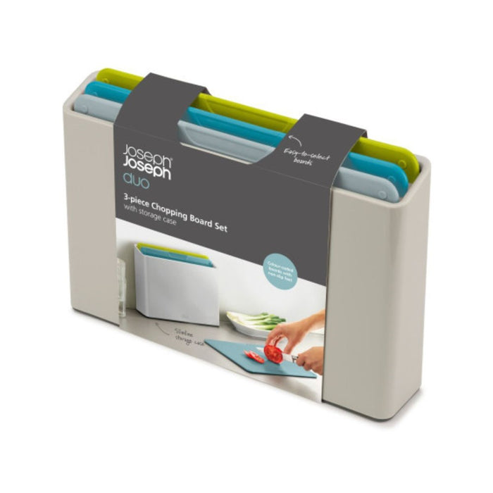 Joseph Joseph Duo Chopping Board Set with Case - 3 Piece