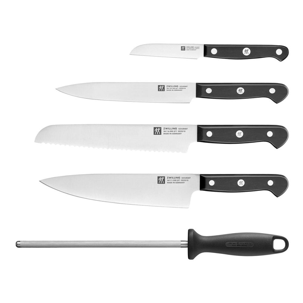 Zwilling J.A. Henckels Gourmet 6pc Knife Block Set Zwilling J A Henckels
