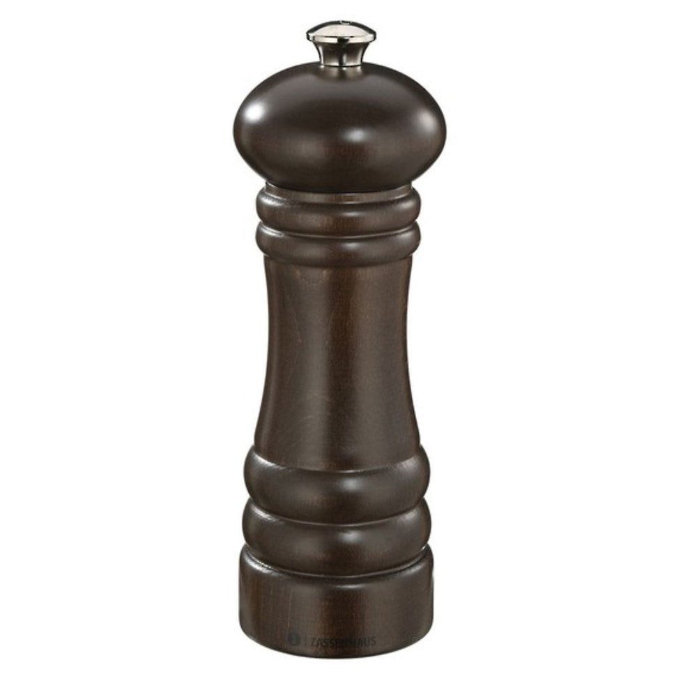Zassenhaus Berlin Dark Beech Pepper Mill - 18cm