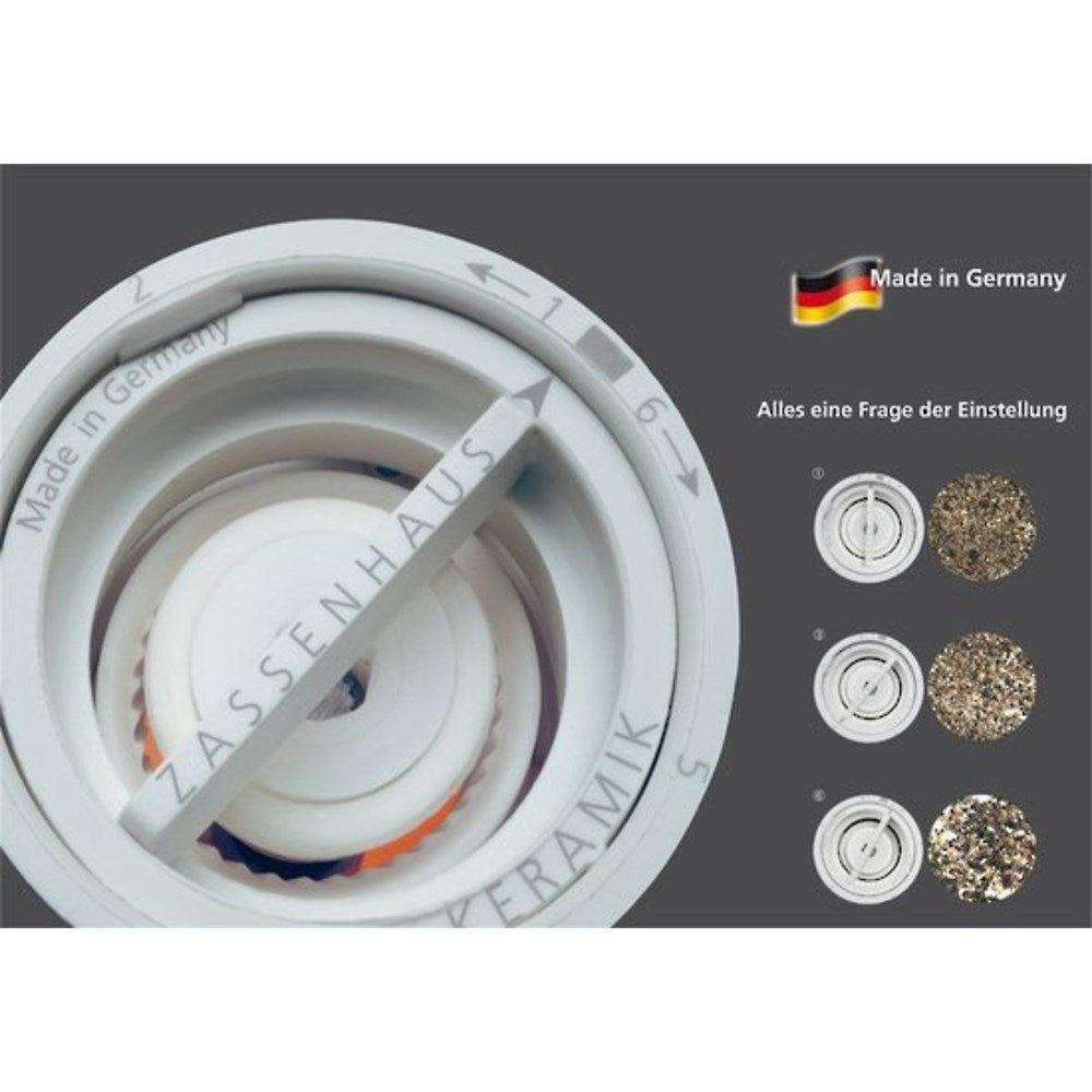 Zassenhaus Berlin Dark Beech Pepper Mill - 18cm