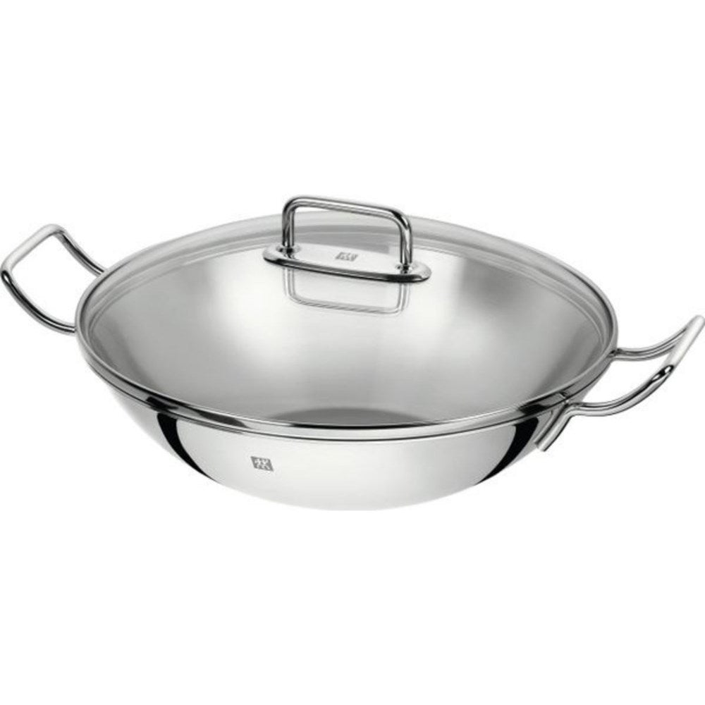 Zwilling Stainless Steel Wok with Two Handles - 32cm Zwilling J A Henckels