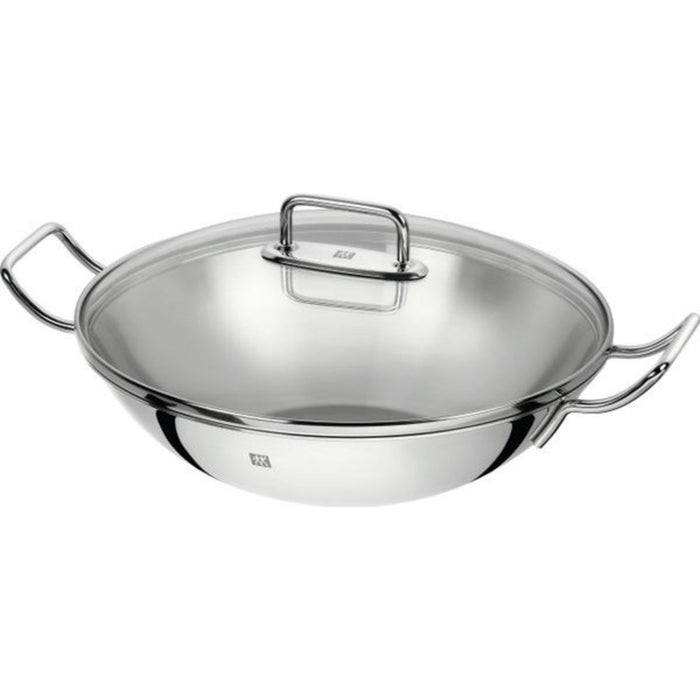 Zwilling Stainless Steel Wok with Two Handles - 32cm
