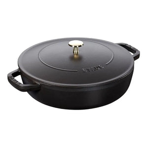 Staub Cast Iron Saute Pan Chistera - 26cm Staub