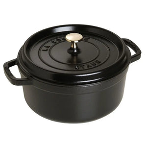 Staub Cast Iron Round Cocotte - 24cm Staub