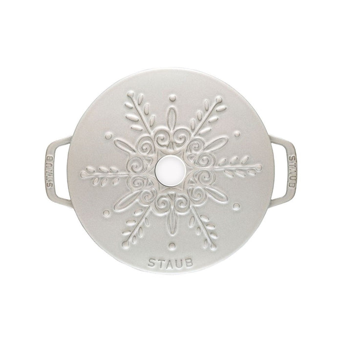 Staub French Oven Snowflake White Truffle - 24cm