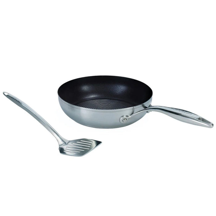 Circulon SteelShield S-Series Non-Stick  S/Steel  Frypan - 24cm  With Slotted Turner