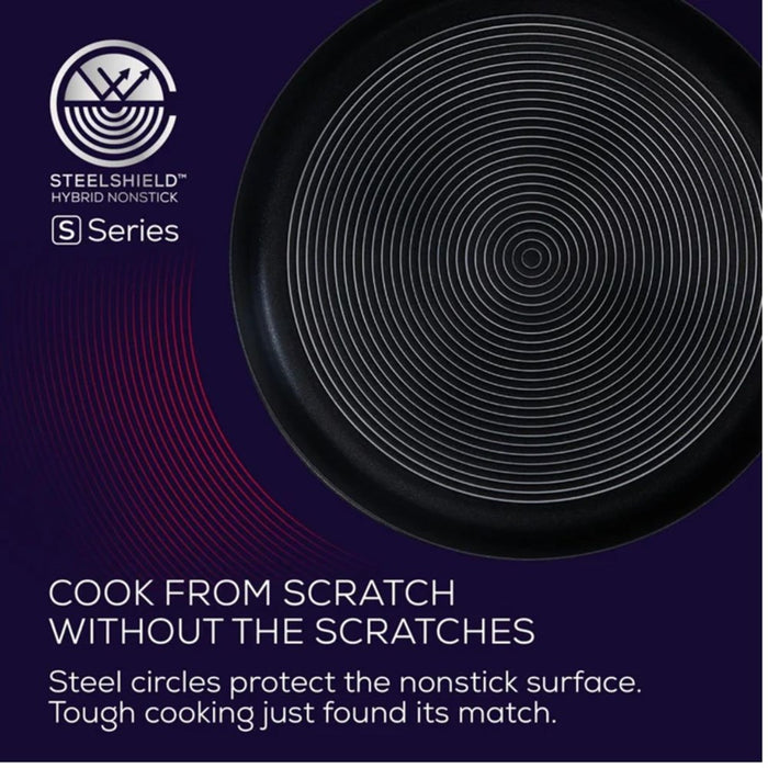 Circulon SteelShield S-Series Non-Stick  S/Steel  Covered Saucepot - 22cm