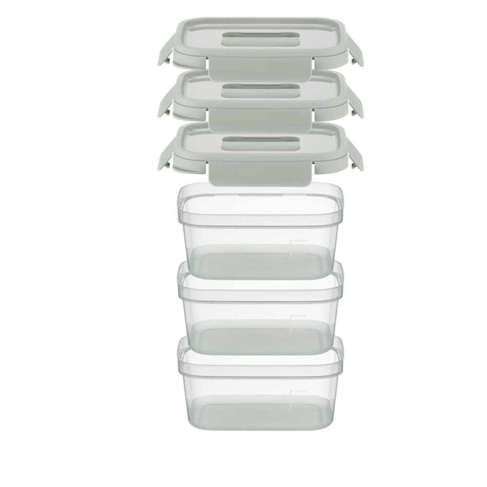 LocknLock Nestopia 3x 500ml Rectangular set LocknLock