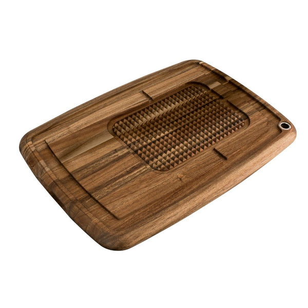 Peer Sorensen Acacia Wood Long Grain Carving Board with Feet - 56cm x 39cm