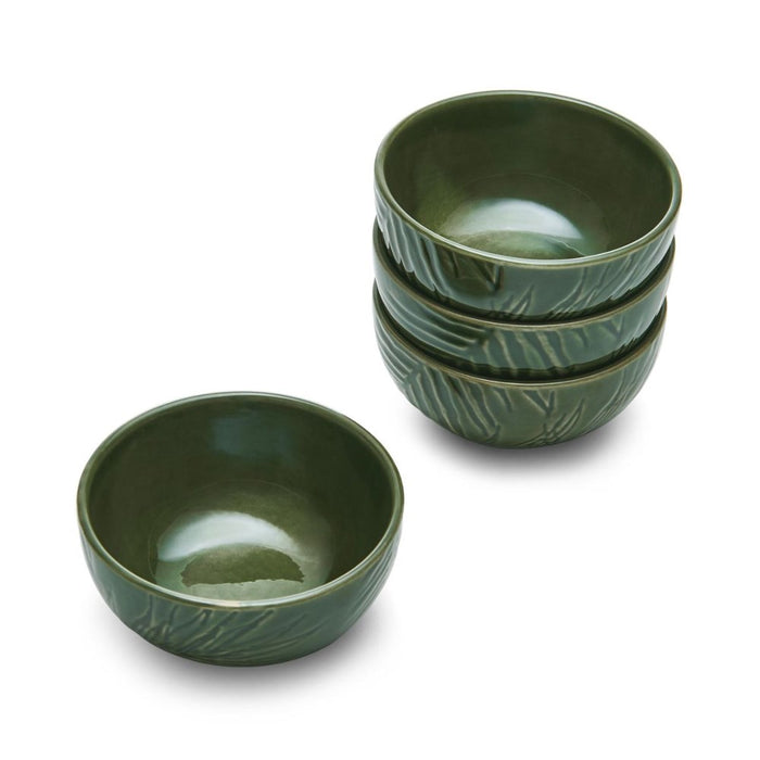 Mikasa Jardin Stoneware Dip Bowl Set - 10cm - Green