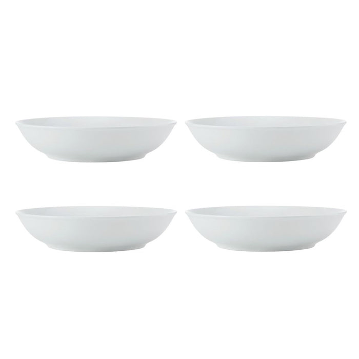 Mikasa Chalk 4-Piece Porcelain Pasta Bowl Set - 23cm - White