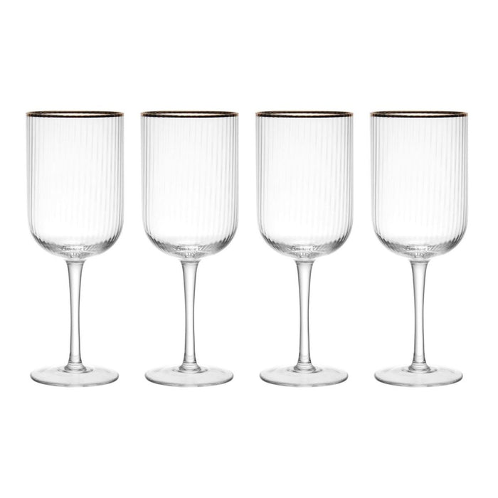 Mikasa Sorrento 4-Piece Crystal White Wine Glass Set - 400ml